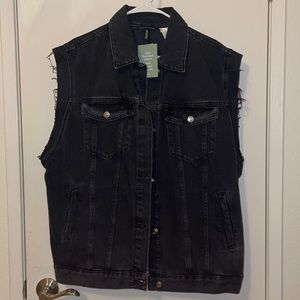 H&M Denim vest in L